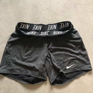 Nike mid length athletic shorts